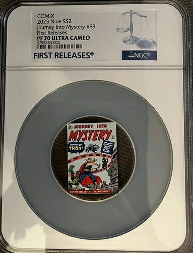 コミックス ジャーニー・イントゥ・ミステリー 1オンス シルバーコイン NGC PF70 UC 初版