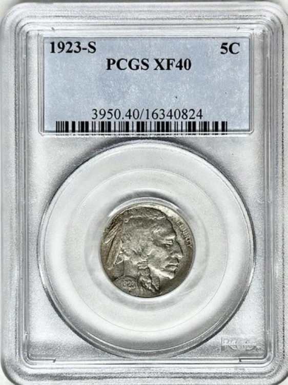 1923年 S バッファローニッケル PCGS XF40｜WORLD RESOURCE【KING店】