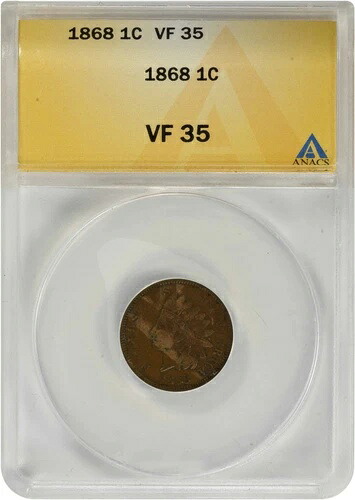1868年インディアンセントVF35ANACS｜WORLD RESOURCE【KING店】