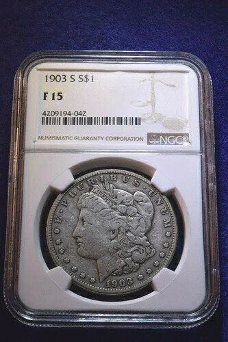 1903年-S モルガン・ダラー NGC認定 良品 - 希少な15枚の素晴らしい日付入りダラー! #302|WORLD RESOURCE【KING店】