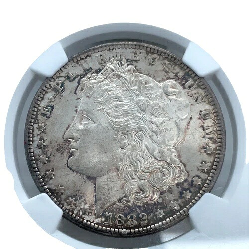 1882 CC NGC MS63 モルガン・ダラー トーン - 銀貨 1ドル 米国コイン｜WORLD RESOURCE【KING店】