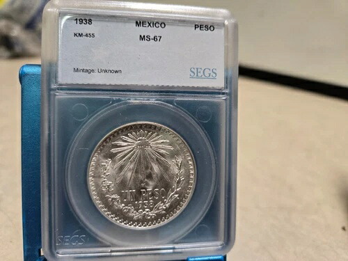 1938年-M メキシコペソ銀貨 KM-455｜WORLD RESOURCE【KING店】