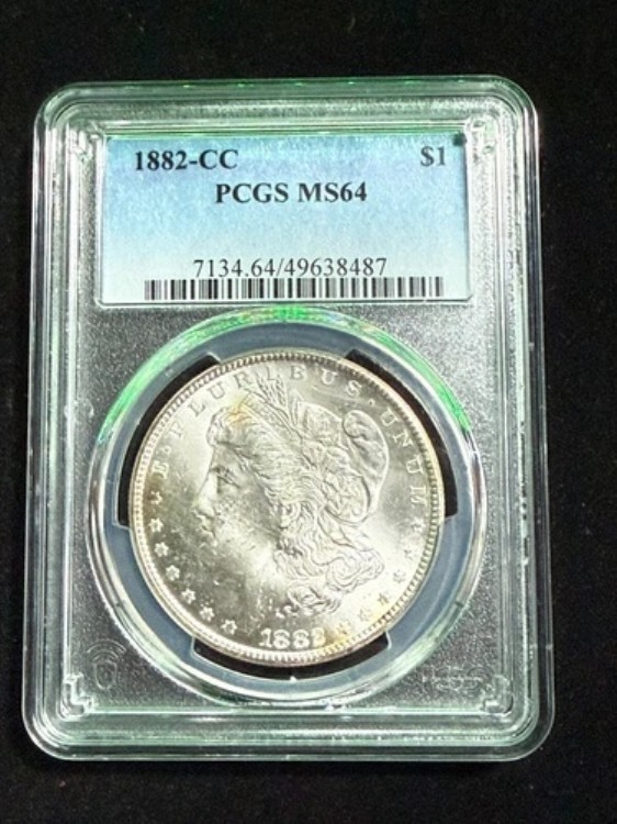 1882年CCモルガンシルバードルPCGS MS64｜WORLD RESOURCE【KING店】