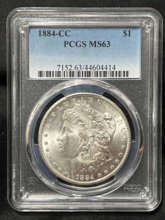 T@UGH?1884年カーソンシティ・モーガンS$1?MS63認定?希少?限定110万枚鋳造