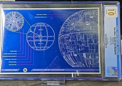 1オンス銀貨 2025年 ニウエ スターウォーズ ブループリント デススター フォイル CGC 10|WORLD RESOURCE【KING店】