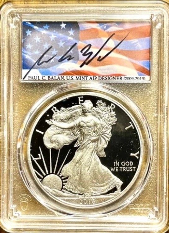 2016 W シルバー イーグル 30TH 10 PCGS PR70 バランス V570 グレード ファーストストライク LE アイテム ネグ｜WORLD RESOURCE【KING店】
