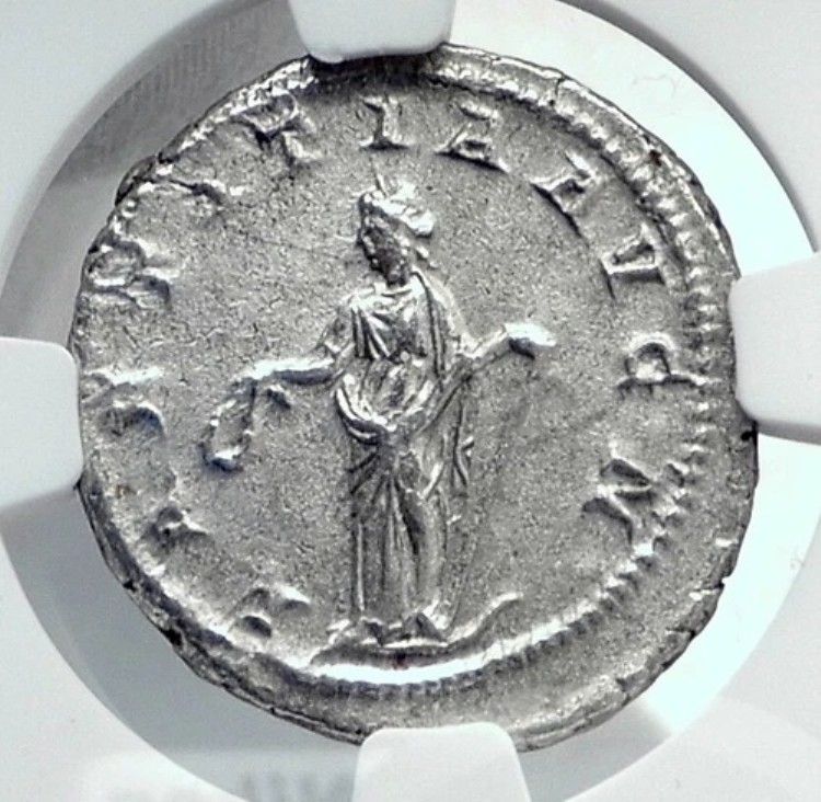 ゴルディアン3世 真正古代ローマ銀貨 紀元241年 ラエティティア NGC i81455｜WORLD RESOURCE【KING店】 177,650円