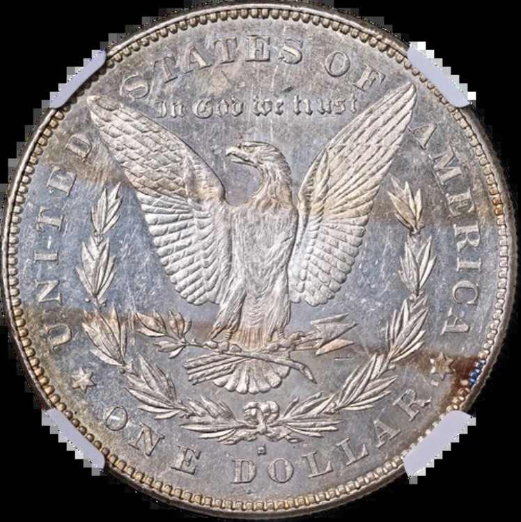 1879-S Rev 78 モルガン銀貨 NGC AU58 美しい外観 強い刻印