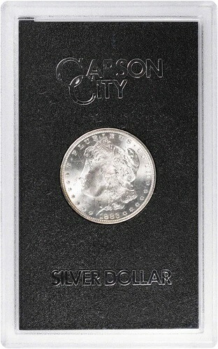 1883年-CC モルガン銀貨 ブリリアント 未流通 GSA ホルダー ハードパック #832