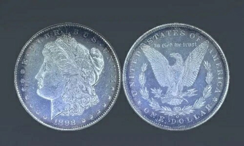 1898 O モーガン シルバー ダラー MS63 DMPL VAM 14 非常に近い日付 カメオ リム トナー