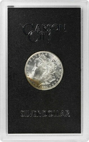 1884年-CC モルガン銀貨 ブリリアント アンサーキュレート GSA ホルダー ハードパック #941 173,800円