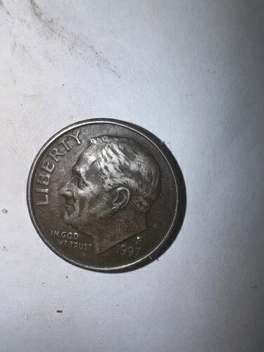 1997年 Pダイム銅貨エラー