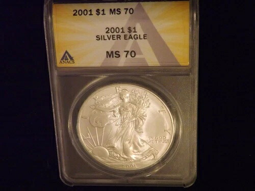 2001 $1 イーグル ANACS MS 70|WORLD RESOURCE【KING店】