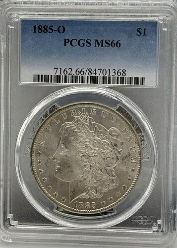 1885年 O モルガン シルバー ダラー ms66 トーニング付き|WORLD RESOURCE【KING店】