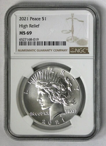 2021年ピースシルバーダラーハイリリーフNGC MS69!!｜WORLD RESOURCE【KING店】