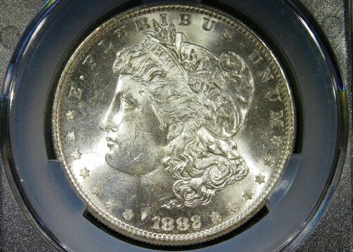 1882-S モーガン銀貨 CAC MS64 素晴らしいオリジナルコイン 鑑定済み｜WORLD RESOURCE【KING店】