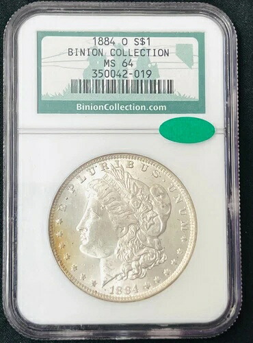 ??1884 おおモーガンドル $1 NGC MS64 CAC!ラスベガスビニオンコレクション!!! ??K!??