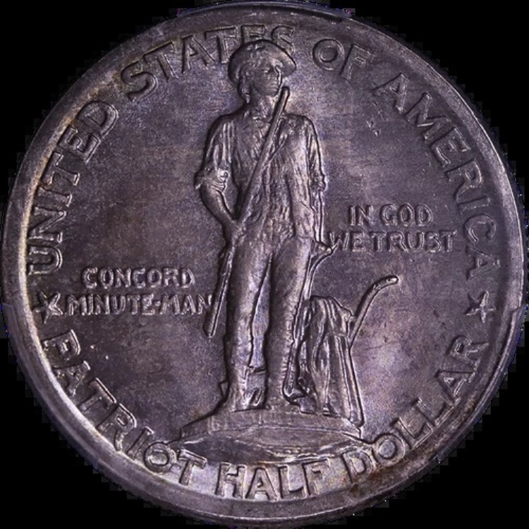1925年 レキシントン・コモン ハーフダラー PCGS MS65 光沢、打痕良好
