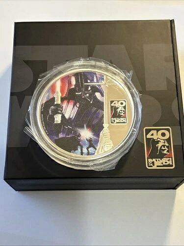 2023年 ニウエ スターウォーズ ジェダイの帰還 コイン ROTJ 40周年 3オンス シルバー ルーク＆ベイダー｜WORLD RESOURCE【KING店】