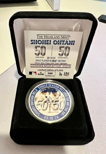 楽天市場】大谷翔平選手 ロサンゼルス・ドジャース入団 記念コイン