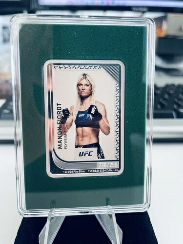 2024- UFCトレーディングコイン-マノン・フィオロット - 1オンス シルバープルーフコイン 236/250 107,690円