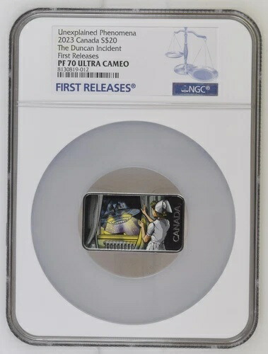 2023年 未解明現象 ダンカン事件 UFO カナダ $20 NGC PF70 FR 207,900円