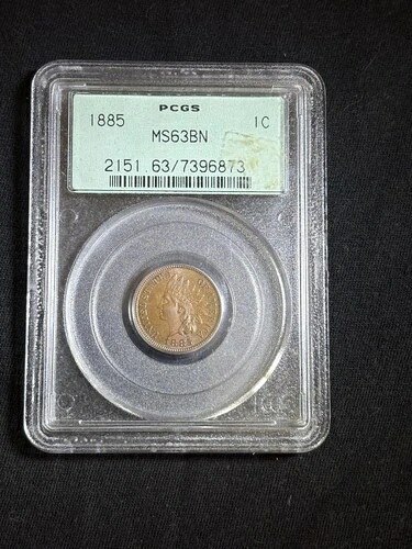 1885年インディアンヘッドペニー MS 63 BN - PCGS｜WORLD RESOURCE【KING店】