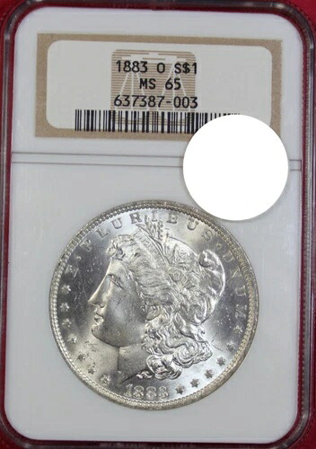 1883-O モルガン・ダラー NGC MS65｜WORLD RESOURCE【KING店】