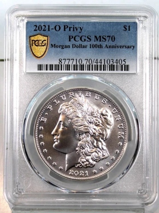 2021 O Mint センテニアル モーガン シルバー ダラー - PCGS グレード MS70 !! 107,690円