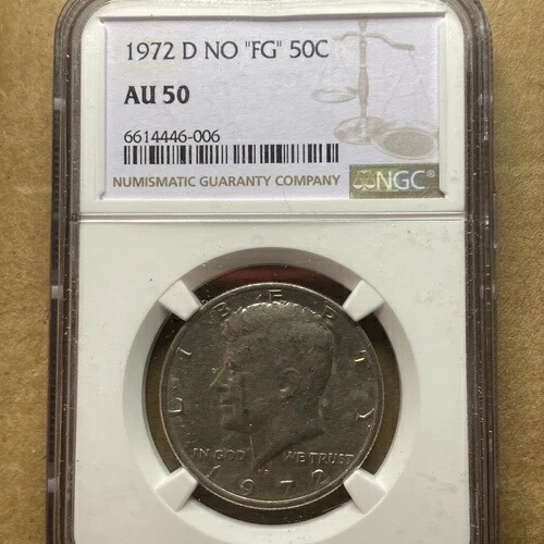 1972-D NGC AU 50 No \