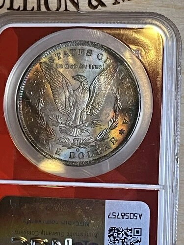 1884 O Ms63 モーガン トナー!