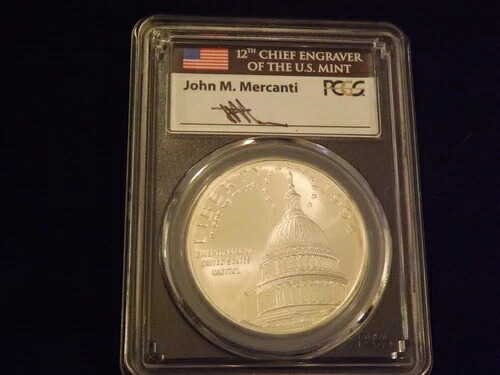 1994-D $1 キャピトル・マーカンティ・ラベル PCGS MS 70