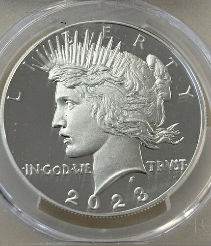 2023-S 1ドル平和ドル先行リリース PCGS PR70DCAM 署名 J. Dannreuther コイン