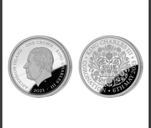 2023年英国戴冠式チャールズ国王記念1オンス銀貨