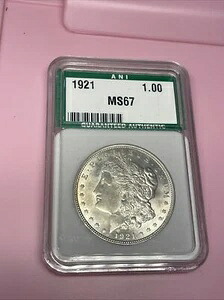 1921年 モルガン銀貨 - 美しい光沢 -