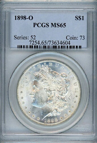 1898-O 1ドルモルガン銀貨、PCGS MS 65|WORLD RESOURCE【KING店】
