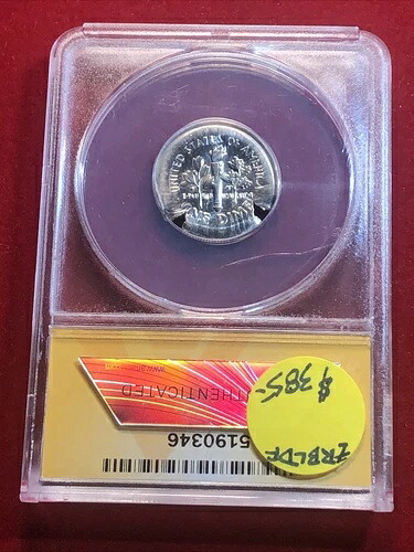 1999年 P ルーズベルト ダイム エラー ブロードストラック インデント ANACS Ms60 ナイス マッシュルーム｜WORLD RESOURCE【KING店】