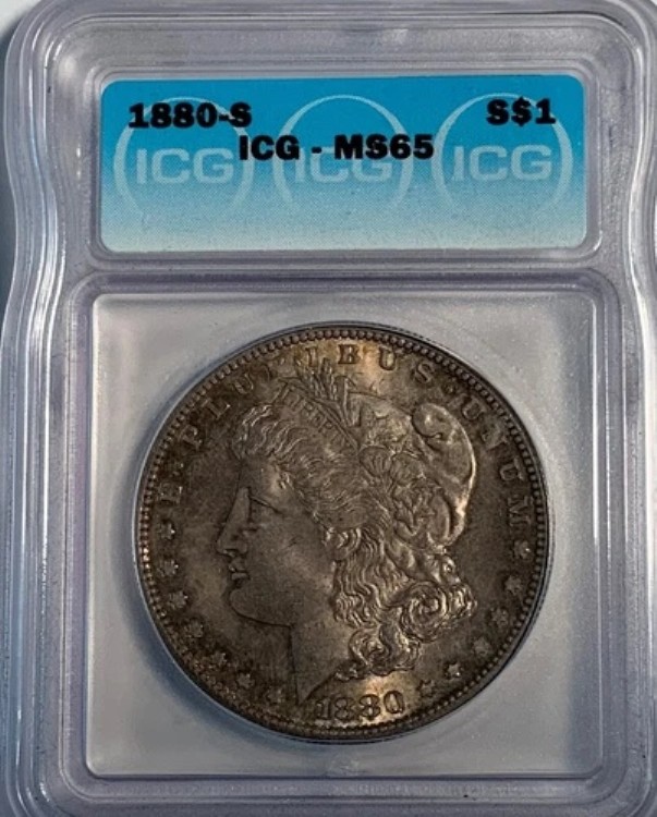 1880-S ICG MS 65 モーガン シルバー ドル 美品 送料無料｜WORLD RESOURCE【KING店】 98,010円