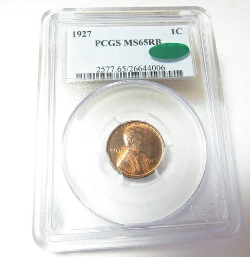 PCGS 1927 リンコールド セント MS65RB CAC ステッカー付き|WORLD RESOURCE【KING店】