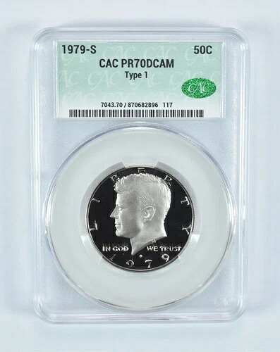 1979-S ケネディ ハーフダラー タイプ 1 PR70 DCAM CAC|WORLD RESOURCE【KING店】