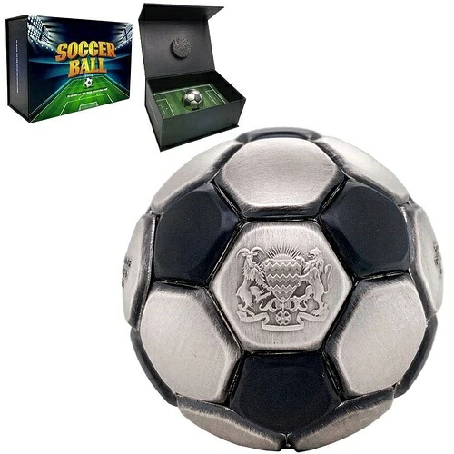 2022 チャド 30g シルバー サッカー フットボール 球形アンティークコイン - 本日発送!|WORLD RESOURCE【KING店】