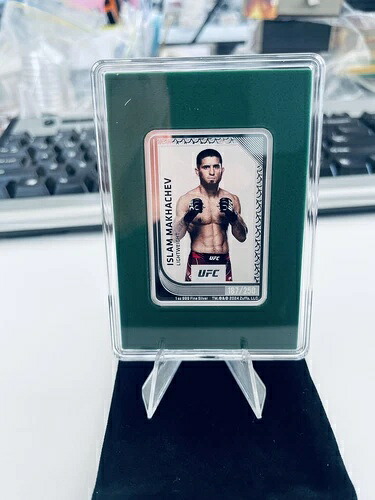 2024- UFCトレーディングコイン-イスラム・マカチェフ- 1オンスシルバープルーフコイン 187/250|WORLD RESOURCE【KING店】