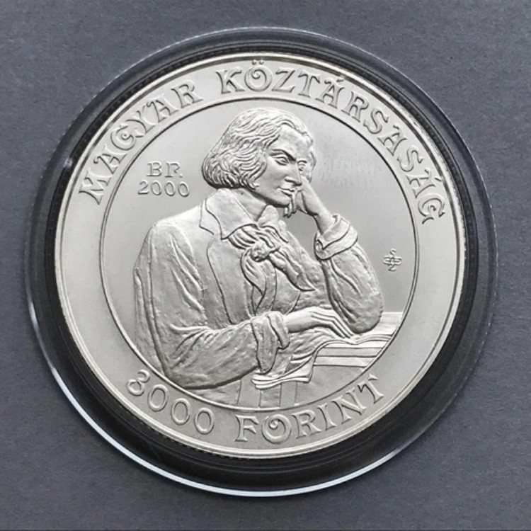 ハンガリー銀貨 3000 フォリント 2000 FERENC LISZT BU|WORLD RESOURCE【KING店】
