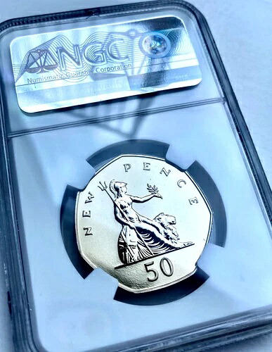 1978年 50ペンス ブリタニア プルーフ NGC PF69 ロイヤルミント 50ペンス グレートブリテン トップポップ