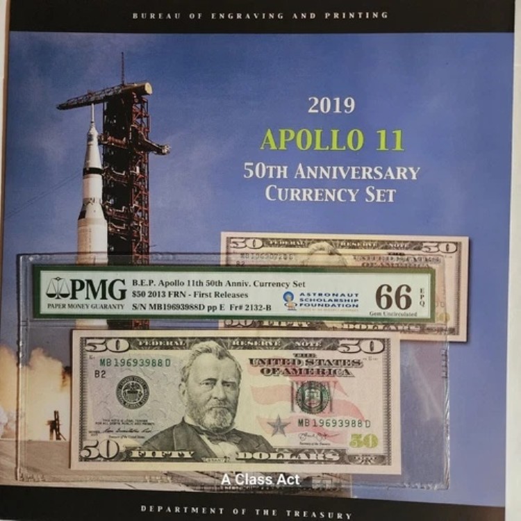2019 アポロ11号 50周年記念貨幣セット PMG 66 EPQ PMG エラー 説明を読む T8742｜WORLD RESOURCE【KING店】 103,950円