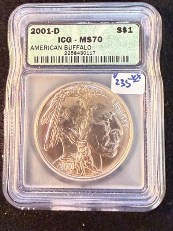 2001 D アメリカン バッファロー ICG MS70|WORLD RESOURCE【KING店】