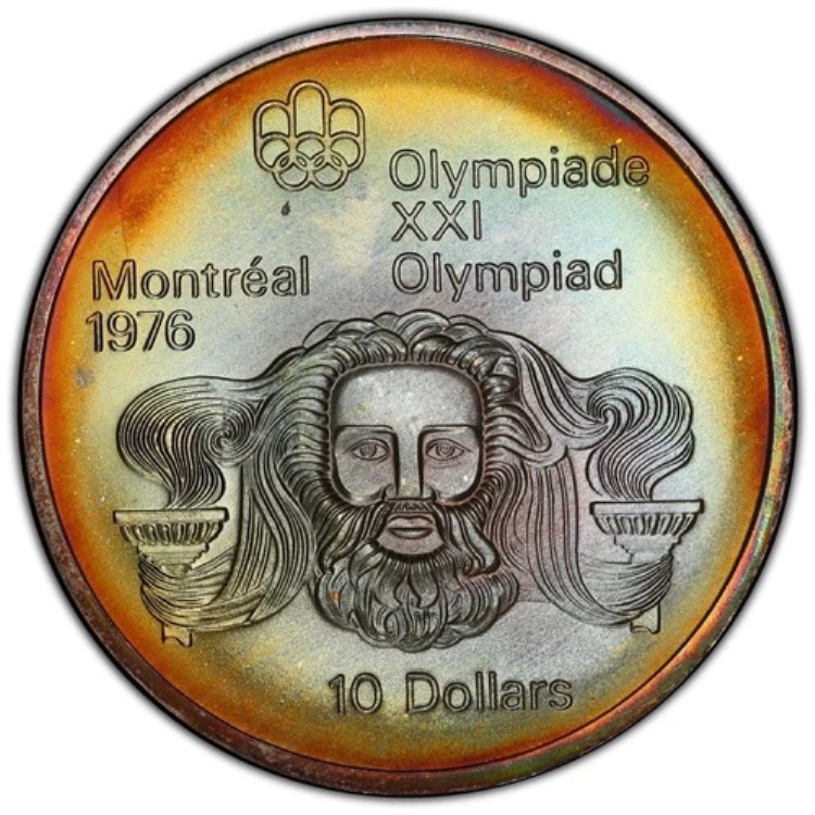 カナダ「ゼウス」1974年10ドル硬貨、極上宝石、未流通、PCGS MS68認定｜WORLD RESOURCE【KING店】