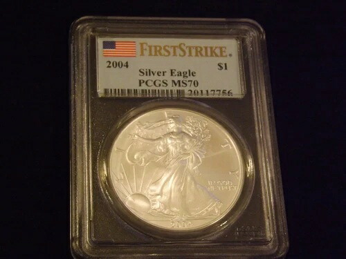 2004年 1ドル イーグル ファーストストライク PCGS MS 70｜WORLD RESOURCE【KING店】