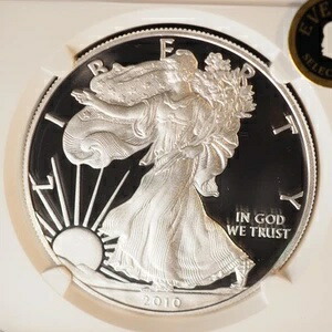 2010 W シルバー アメリカンイーグル NGC PF70 ウルトラカメオ エベレスト セレクション G1761