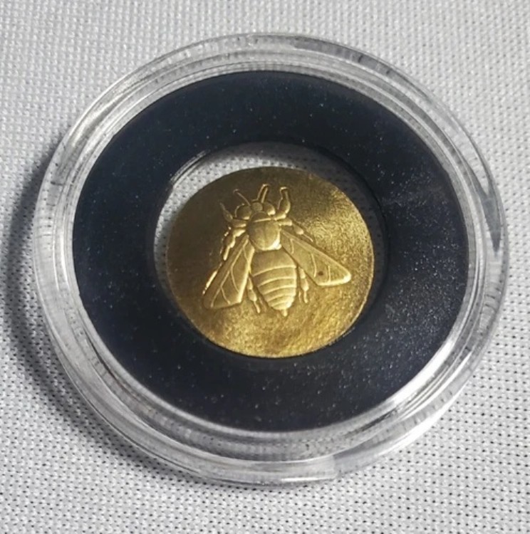 クック諸島 5ドル 2023年 ハニービーコイン 0.5 1/2グラム 金貨